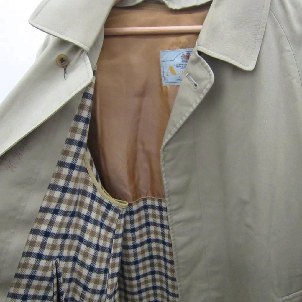 近年モデル アクアスキュータム ステンカラーコート ライナー付 M hugall_870113179