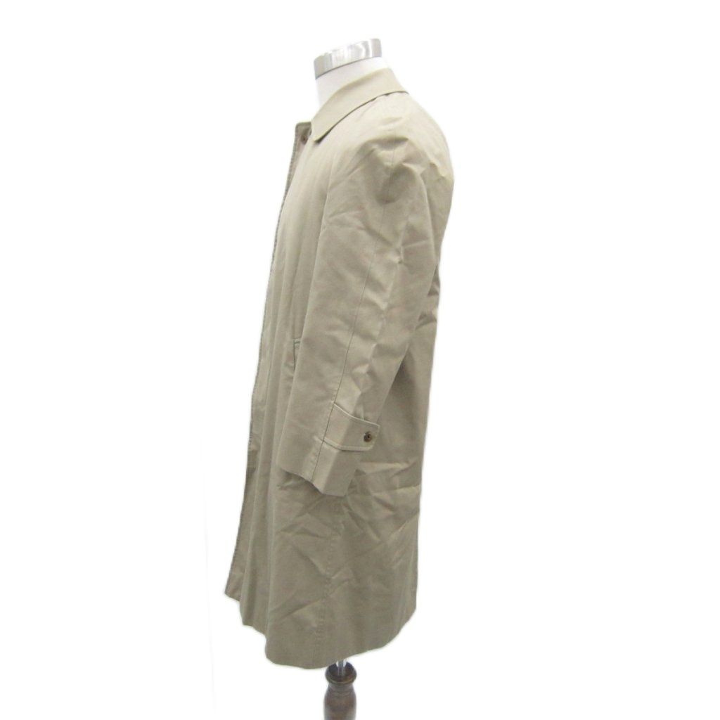 アクアスキュータム AQUASCUTUM ステンカラーコート ロング丈 ベージュ