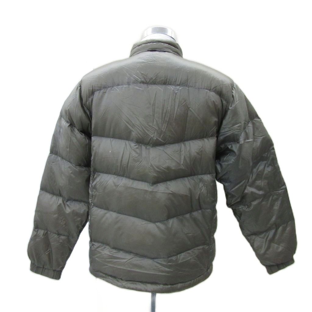 コロンビア Columbia オムニシールド OMNI SHIELD アウトドアウェア ダウンジャケット M グレー ナイロン スタンド ジップアップ ミドル丈 PM 5323 YS 4 GY 61