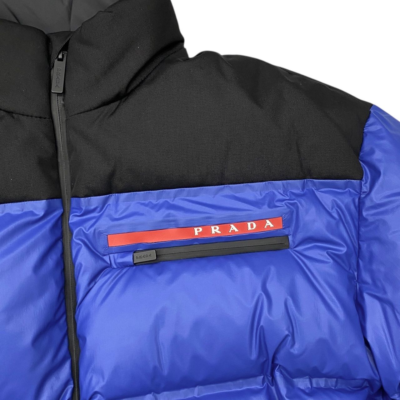 ☆E4887 プラダ ダウンジャケット ロゴ 切り替え SGX257 S202 1T2Y S