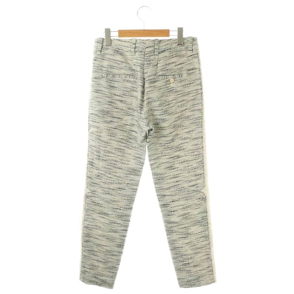 3.1 フィリップリム phillip lim パンツ スラックス テーパードスリム リネン 0 オフホワイト ネイビー ES GY 57