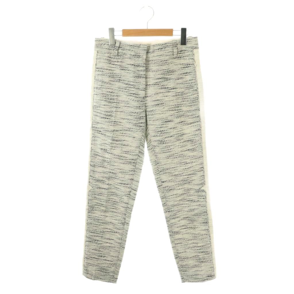 3 1 フィリップリム phillip lim パンツ スラックス テーパードスリム リネン 0 オフホワイト ネイビー ES GY 57