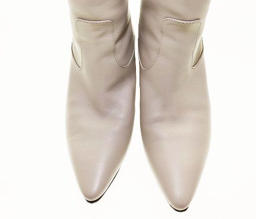 ペリーコ PELLICO Ebure 別注 ロングブーツ グレー サイズ36 レザー ブランド古着ベクトル 251218