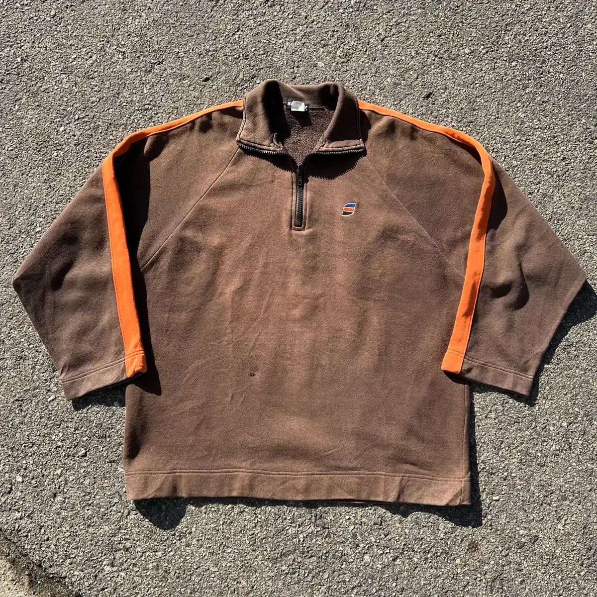 90s STUSSY ハーフジップアップ プルオーバー スウェットシャツ - メルカリ