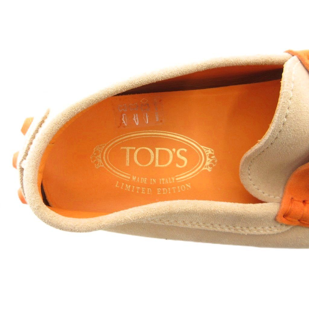 トッズ TOD'S ゴンミーニ ドライビングシューズ モカシン 35 ゴールド