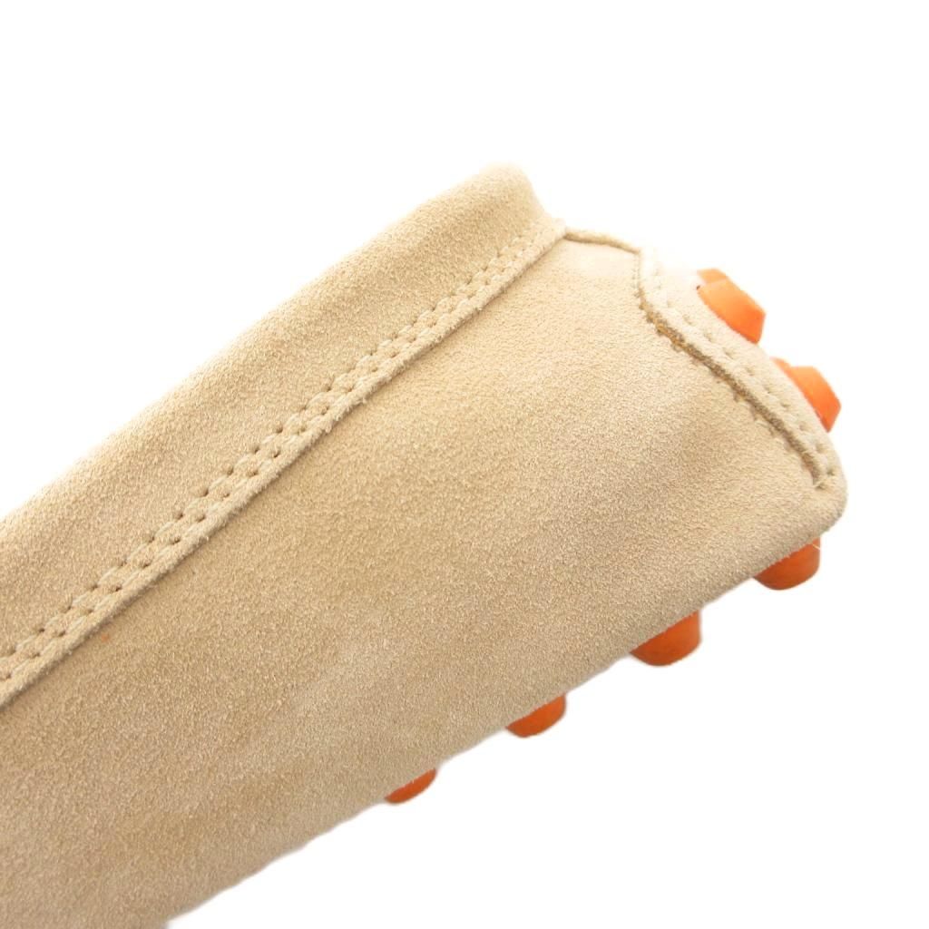  トッズ TOD S ゴンミーニ ドライビングシューズ モカシン 35 ゴールド金具 ベージュ オレンジ GV GY 62 その他 靴