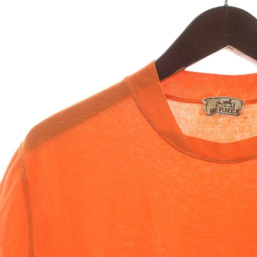 エルメス HERMES Tシャツ カットソー 半袖 クルーネック Hロゴ
