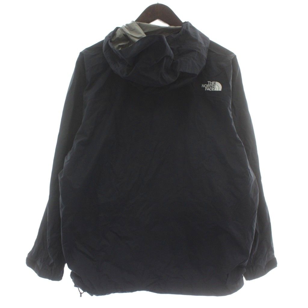 ザノースフェイス THE NORTH FACE ドットショットジャケット DOT SHOT JACKET マウンテンパーカー ナイロン フード ジップアップ ロゴ 刺繍 M 黒 ブラック NP 61930 XZ
