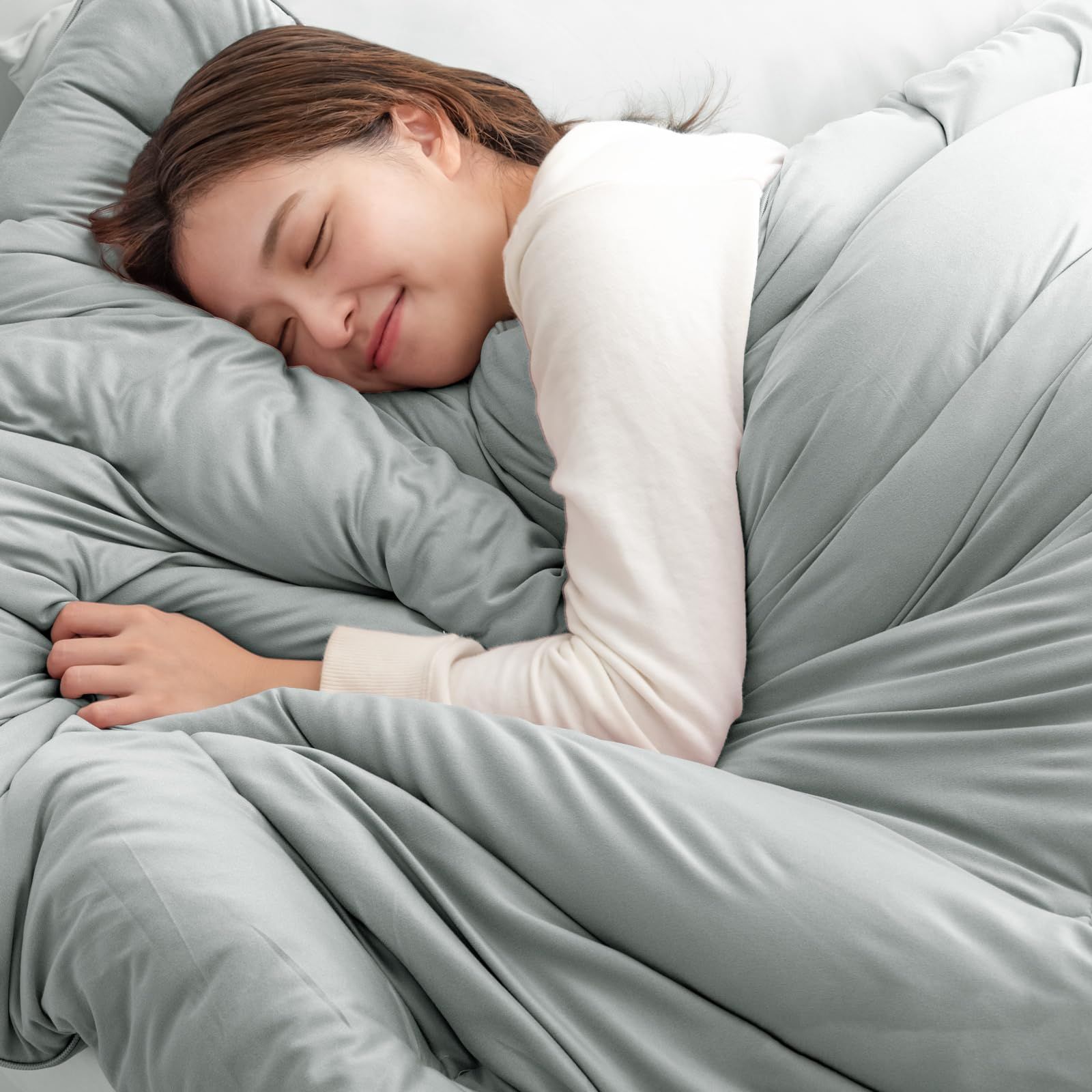 【特価商品】タンスのゲン 掛け布団【新感覚！まさに、沼。】シングル 調温 調湿機能 洗濯ネット付き マシュマロニット生地 軽い 暖かい 冬用 80100142(108074)