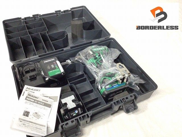 HiKOKI ハイコーキ 36 V コードレスインパクトレンチ WR DD 2 XPSZ バッテリ 2.5 Ah 充電器 ケース付 充電式117017