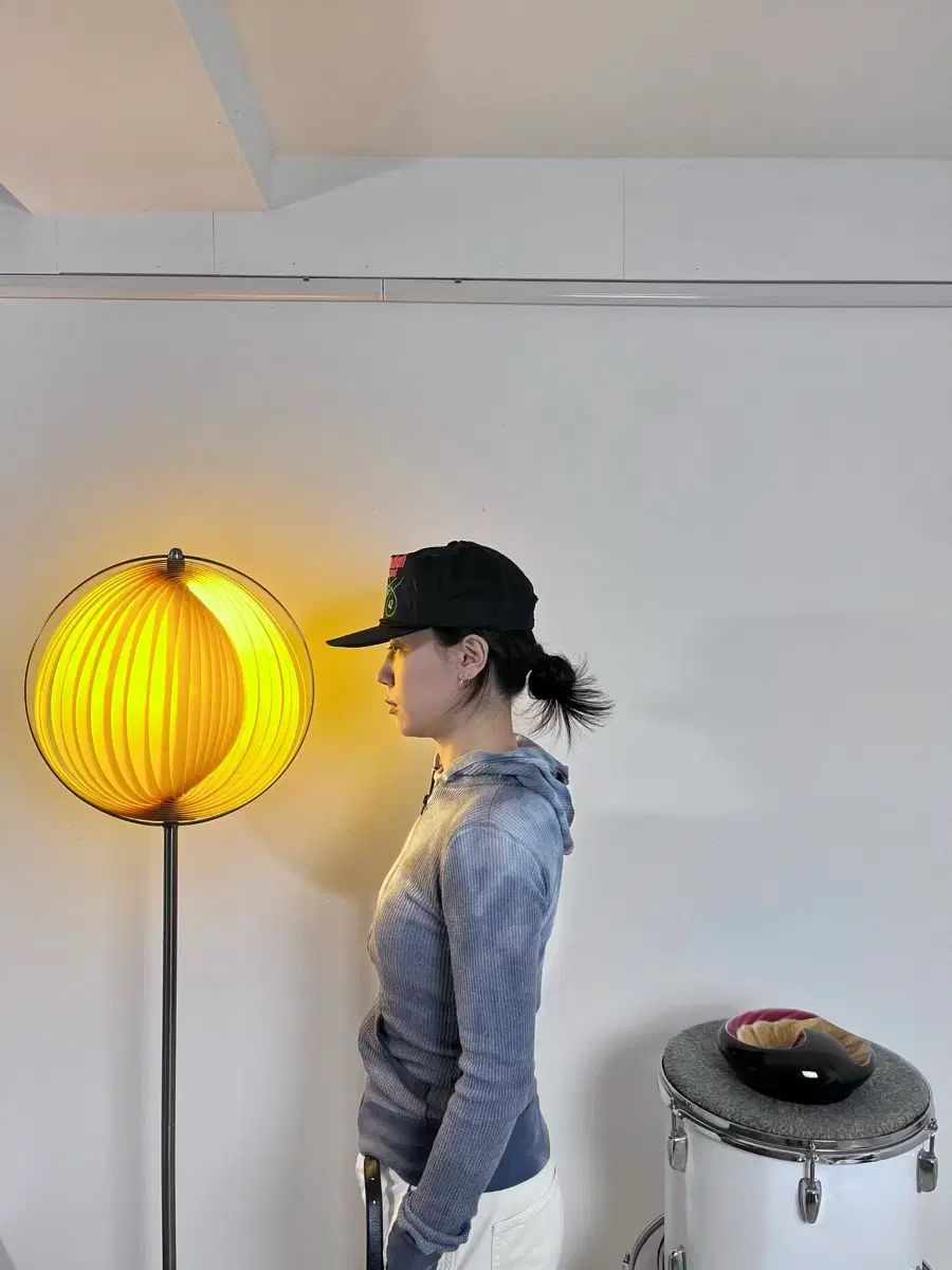 USA ヴィンテージ タイダイ ワッフル フーディー ジップアップ