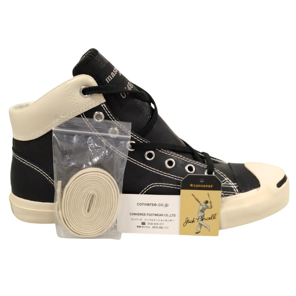 CONVERSE コンバース × mastermind JAPAN JACK PURCELL MMJ MID シューズ スニーカー ブラック サイズ US8.5=27cm 正規品 / 53284 CONVERSE コンバース × mastermind JAPAN JACK PURCELL MMJ MID
