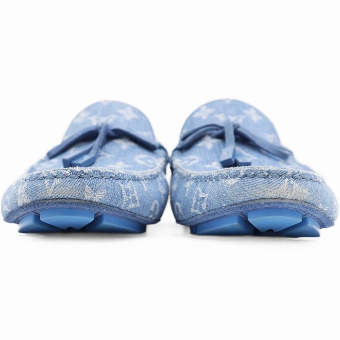 美品】LOUIS VUITTON ルイ・ヴィトン デニムドライビングシューズ 2023