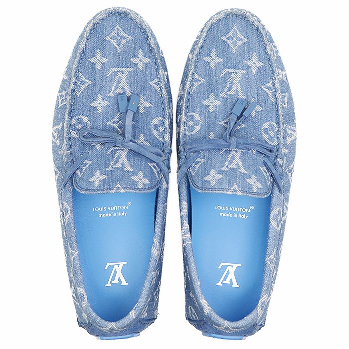 美品】LOUIS VUITTON ルイ・ヴィトン デニムドライビングシューズ 2023