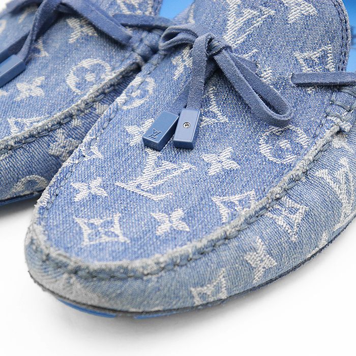 美品】LOUIS VUITTON ルイ・ヴィトン デニムドライビングシューズ 2023