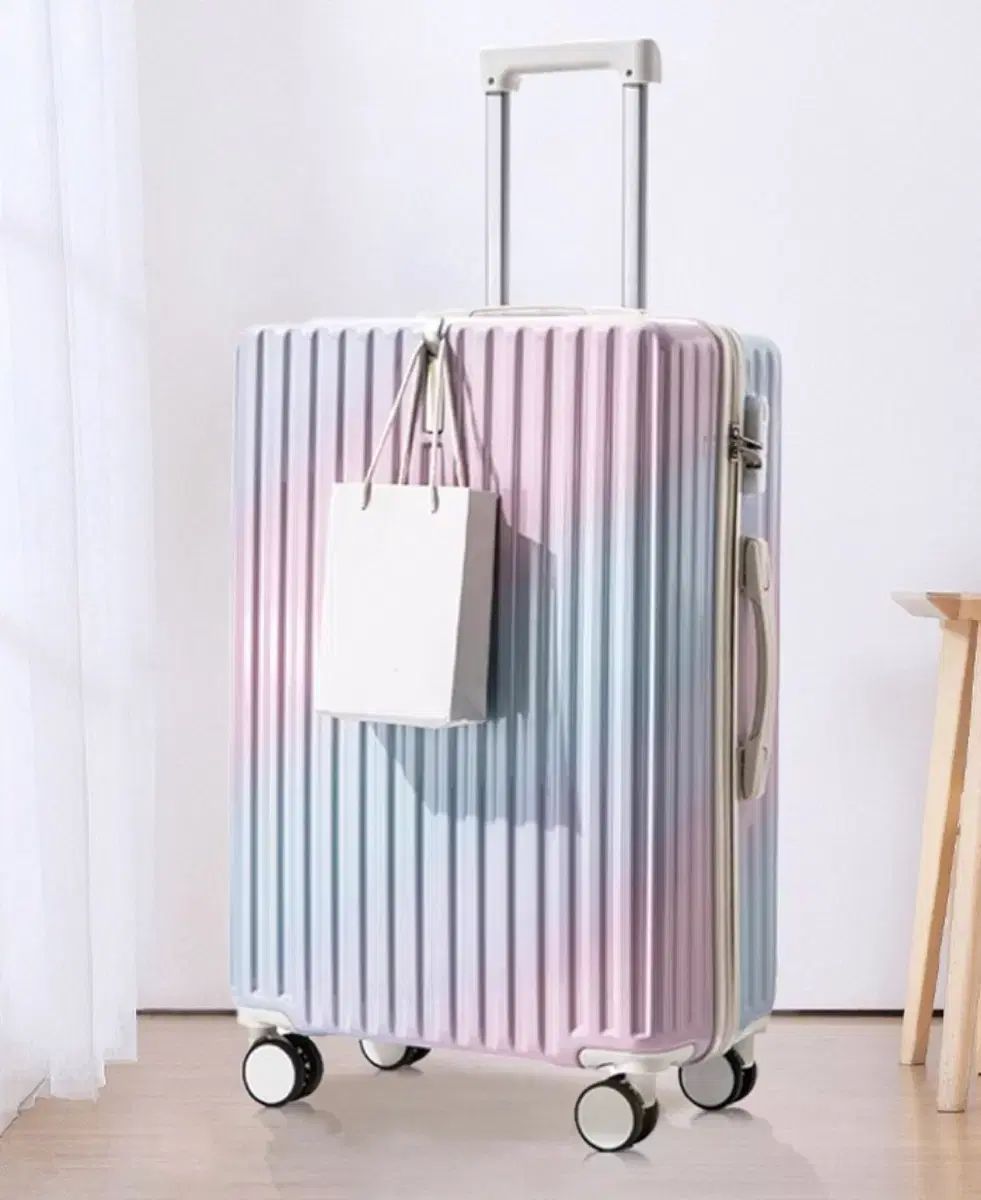 パステル調ストライプ キャリアー 旅行 バッグ
