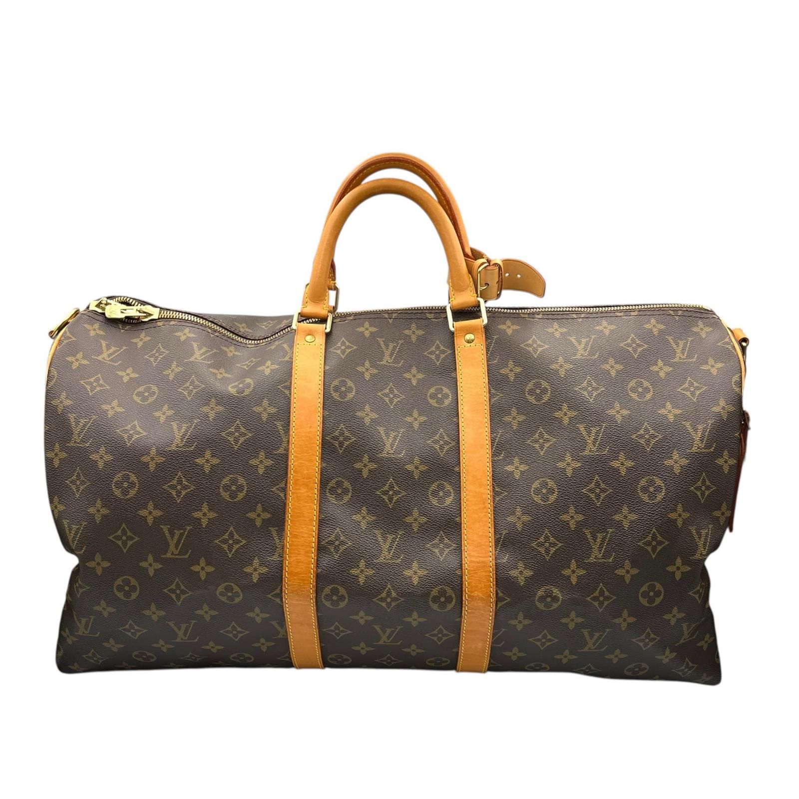 ルイヴィトン LOUIS VUITTON ボストンバッグ キーポル55 M 41424 モノグラムキャンバス ブラウン レディース