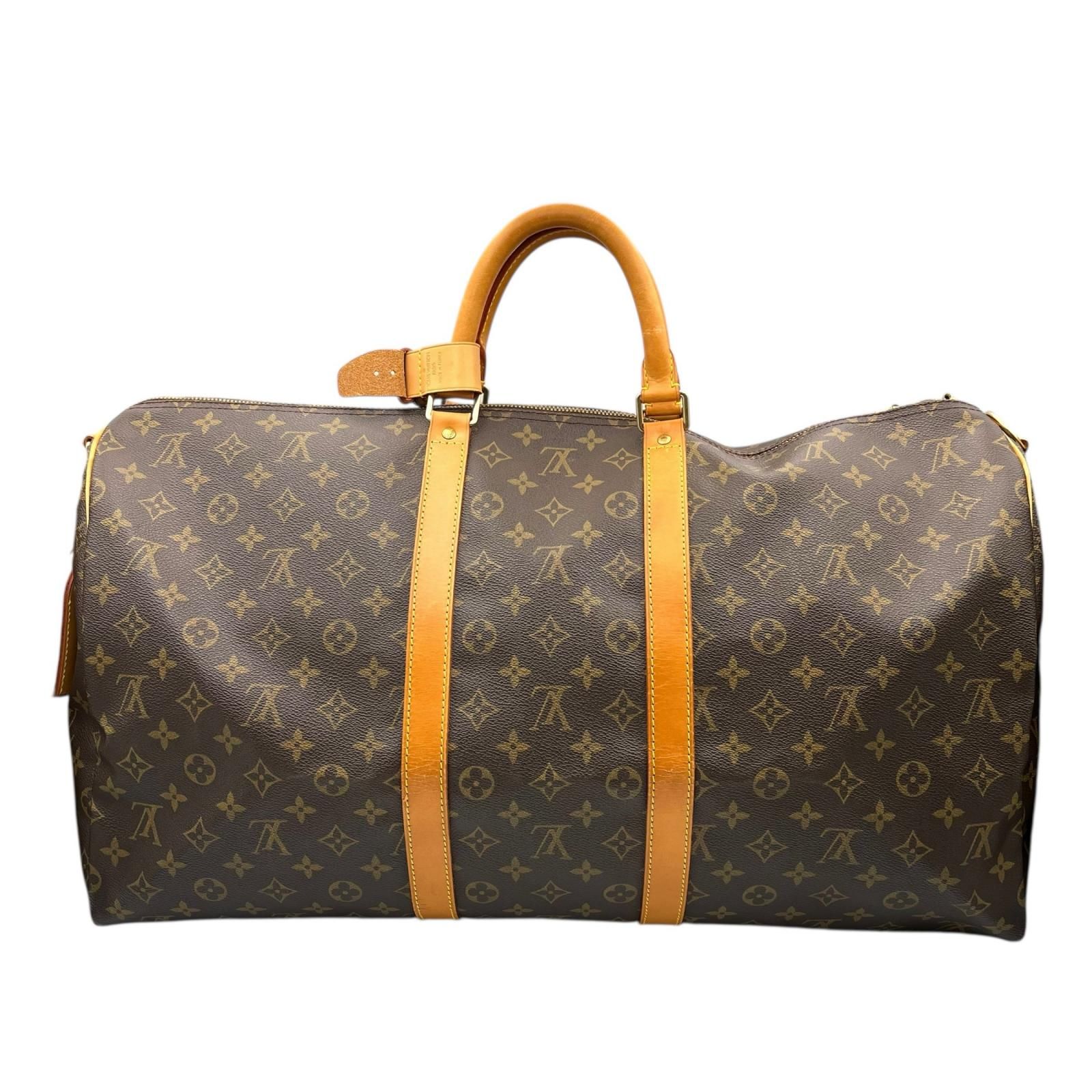 ルイヴィトン LOUIS VUITTON ボストンバッグ キーポル55 M 41424 モノグラムキャンバス ブラウン レディース