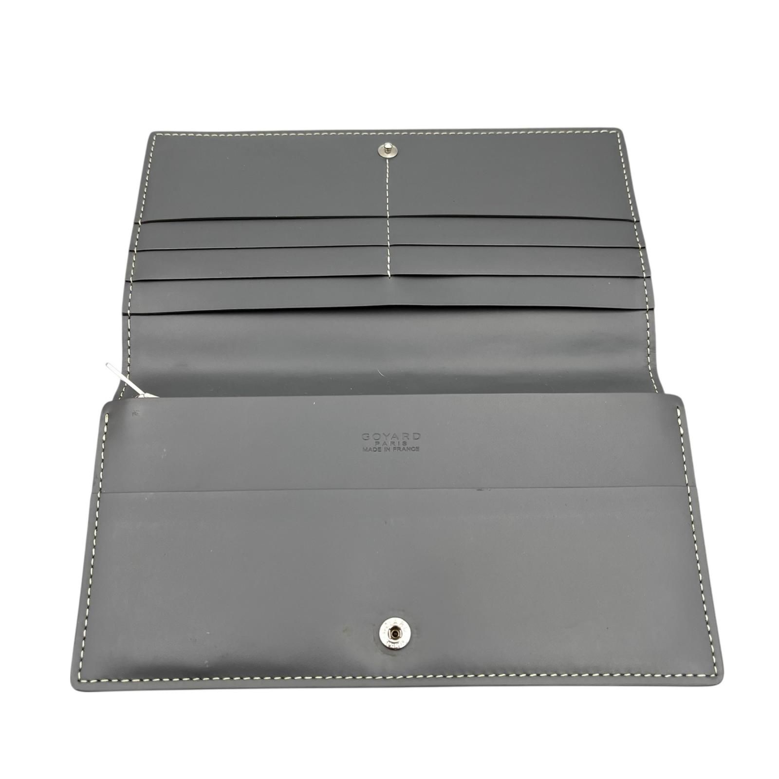 ゴヤール GOYARD 長財布 リシュリュー コーティングキャンバス グレー
