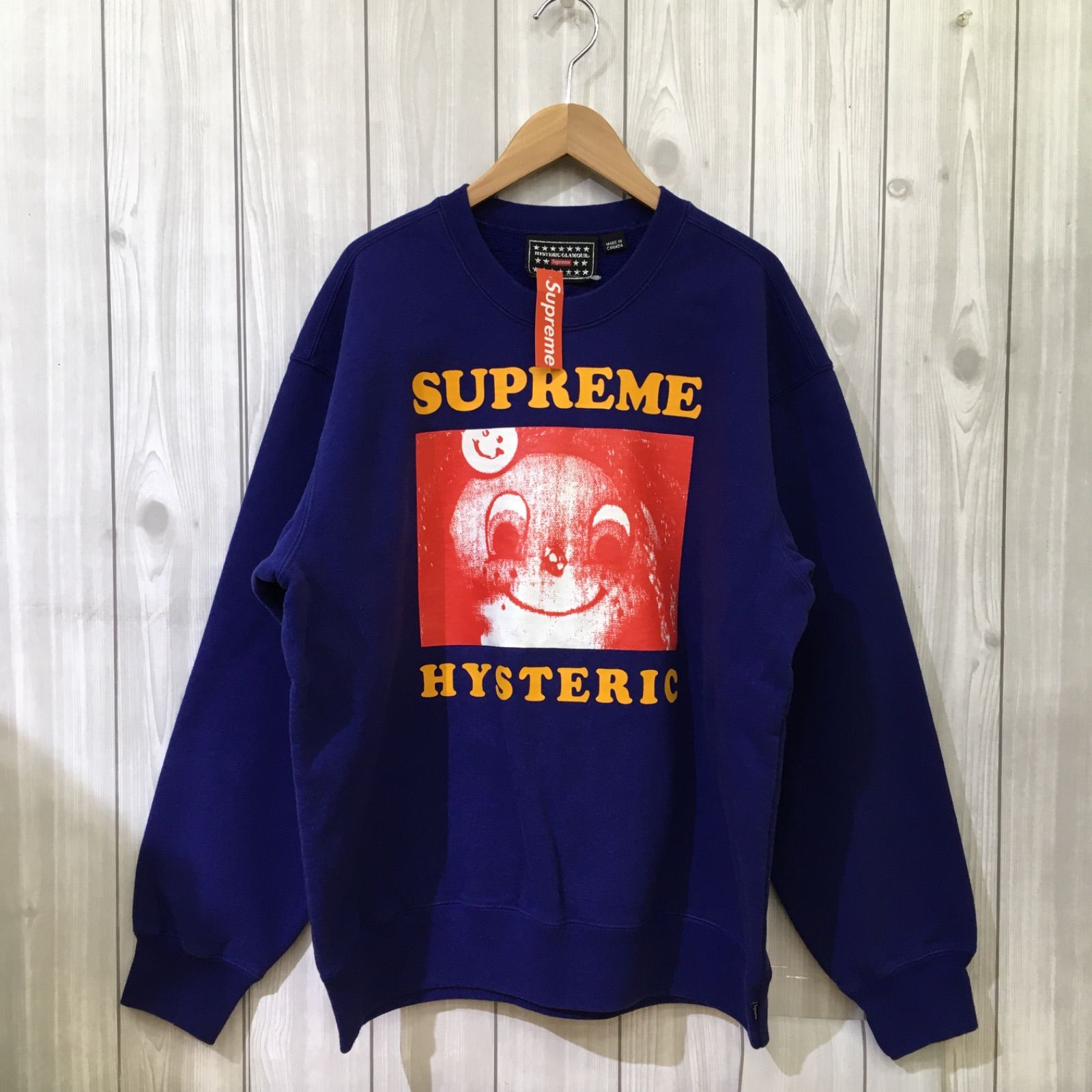 26HP003 未使用⭐️Supreme × HYSTERIC GLAMOUR スウェット トレーナー