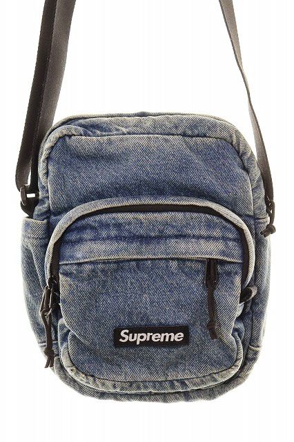 シュプリーム SUPREME 25AW DENIM SHOULDER BAG WASHED INDIGO デニム