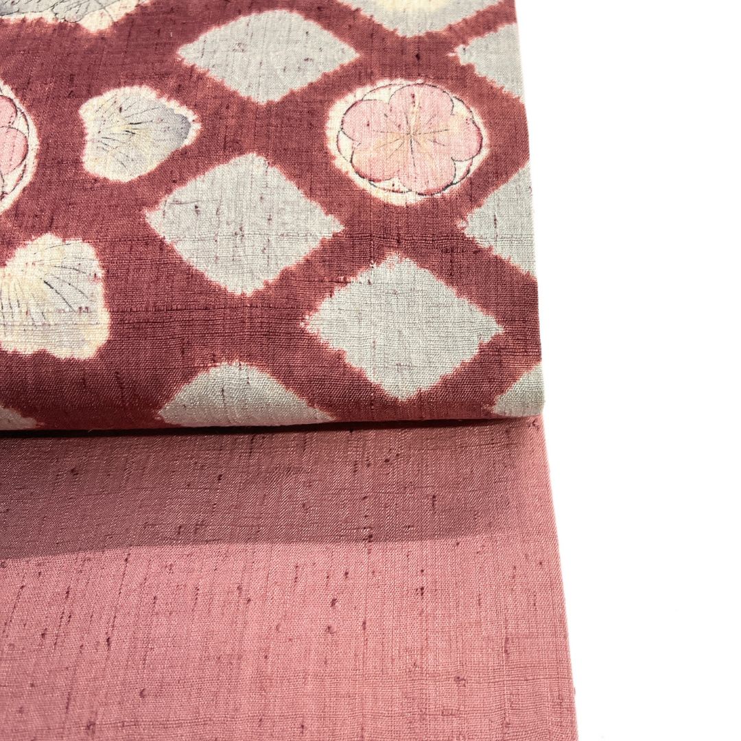  名古屋帯 紬 辻ヶ花 椿 菊 鹿の子 着物 123 b d ms 名古屋帯 帯