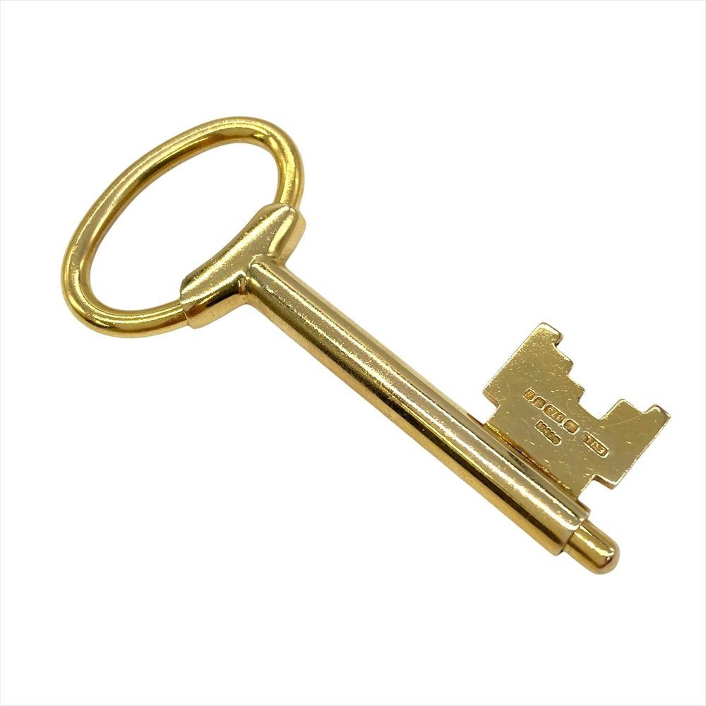 グッチ GUCCI 鍵モチーフ ペンダントトップ キー 375 K 9 YG イエローゴールド レディース