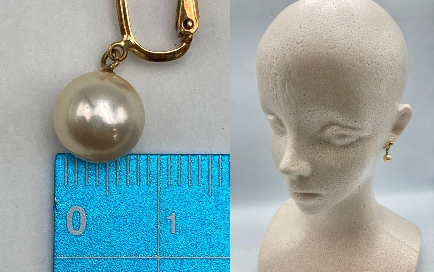  K 18 8 mmパール イヤリング レディース 真珠 ゴールド D 4 イヤリング アクセサリー