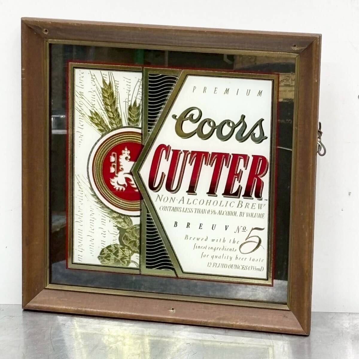 クアーズ　パブミラー ヴィンテージパブミラー Coors CUTTER クアーズ US雑貨 壁掛け鏡