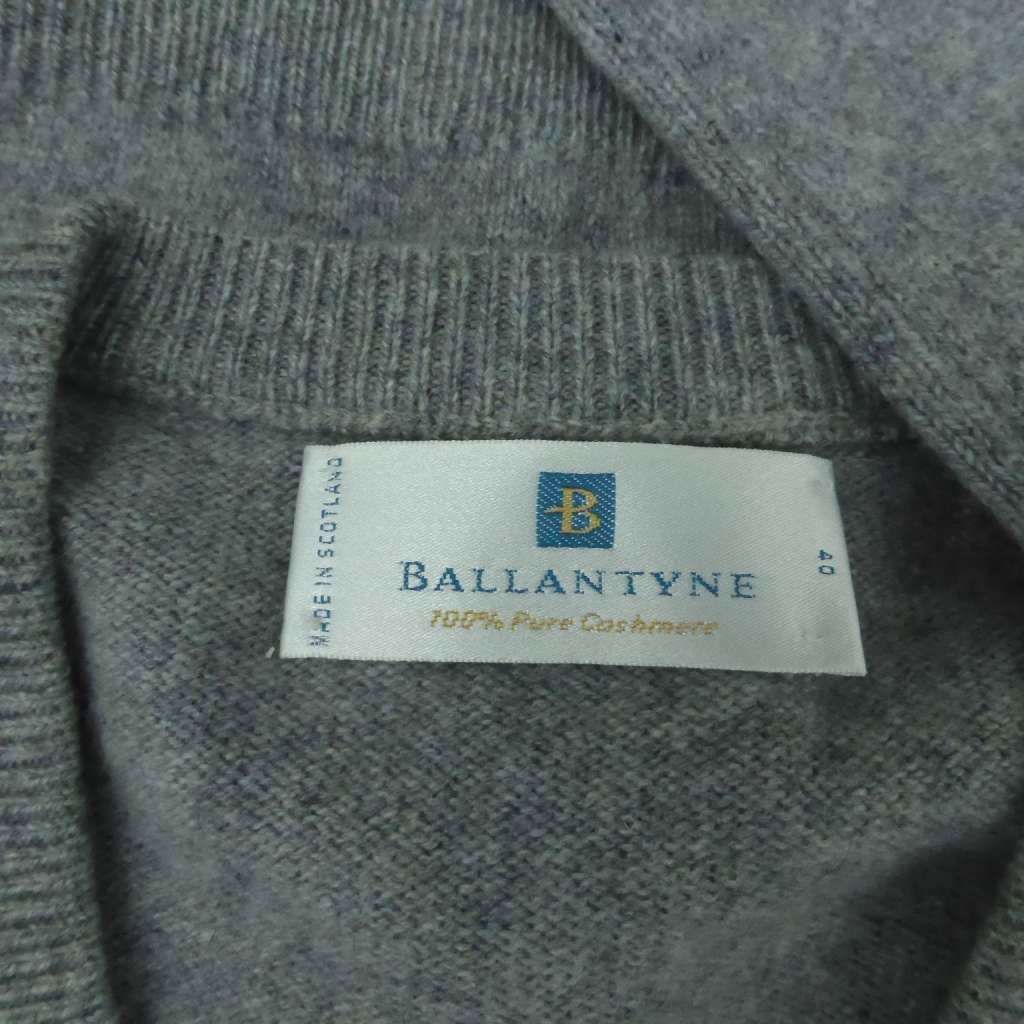 バランタイン BALLANTYNE ピュアカシミヤ100% ニット セーター Vネック