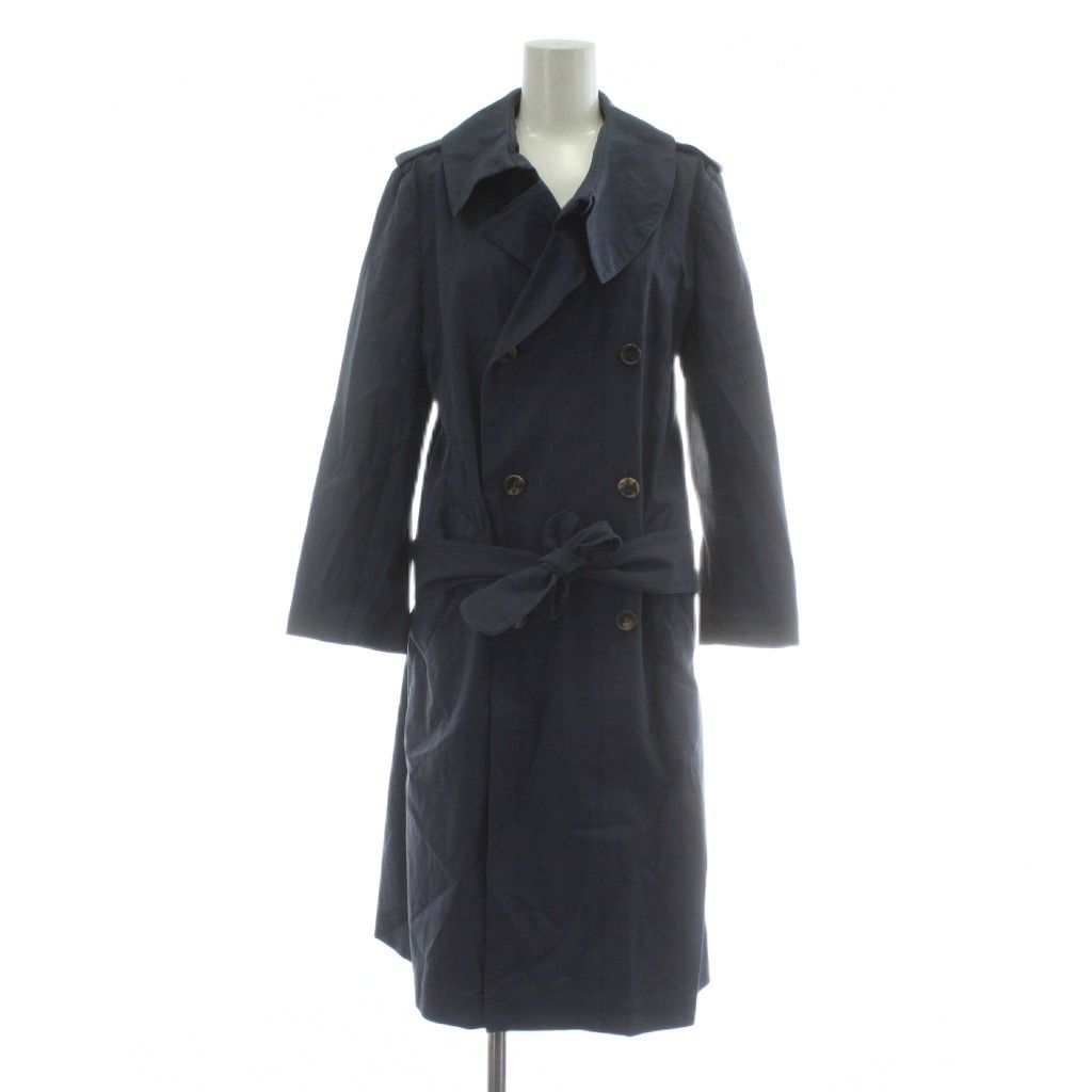 マルニ MARNI トレンチコート アウター ロング チェック柄 ベルト付き