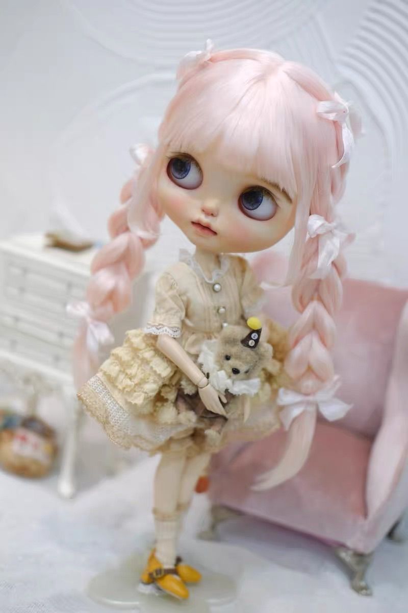 三つ編み リボン