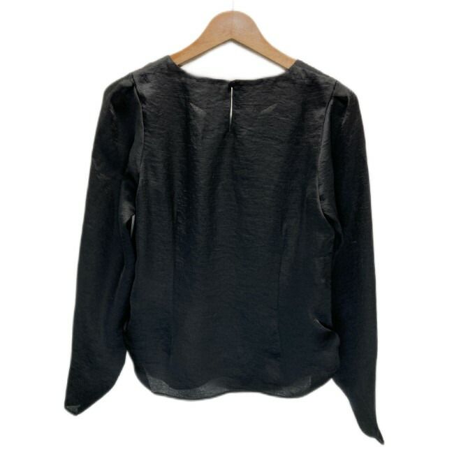 VIVIENNE TAM カットソー 長袖 トップス クルーネック バックボタン 無地 ラインストーン ビジュー 古着