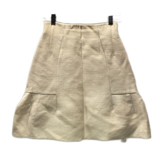 MARC JACOBS スカート ひざ丈 ミニ丈 無地 Aライン バックジップ 古着