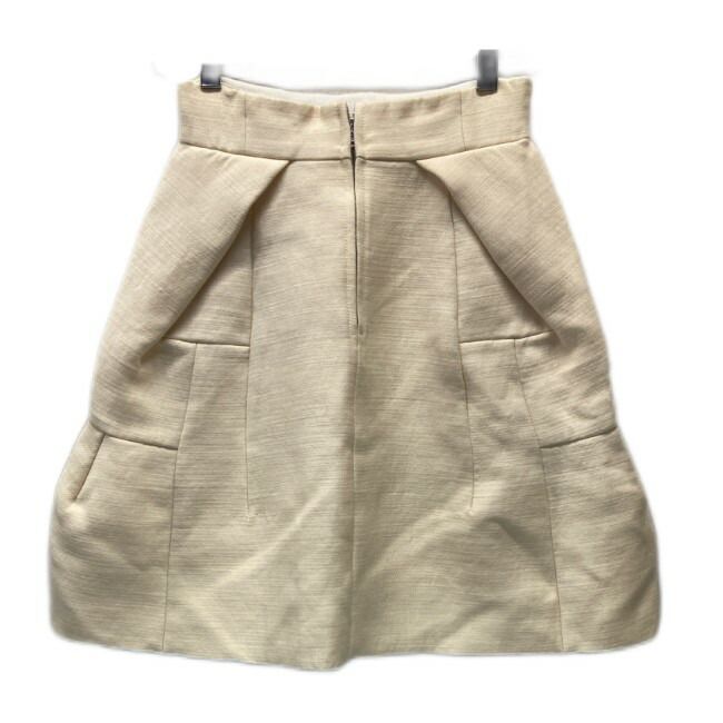 MARC JACOBS スカート ひざ丈 ミニ丈 無地 Aライン バックジップ 古着