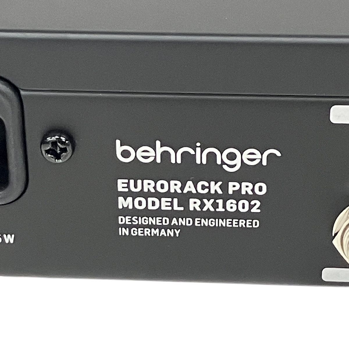 behringer RX1602 EURORACK PRO ラックマウント ミキサー ベリンガー