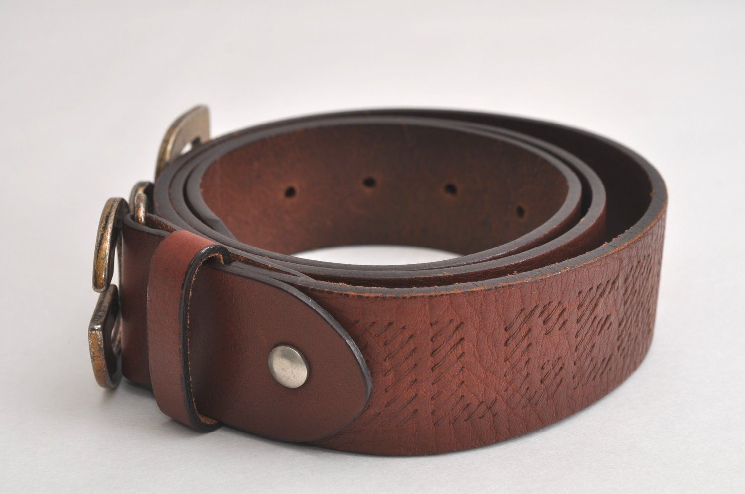  DOLCE-GABBANA ドルチェ-ガッバーナ ロゴ バックル ベルト レザー 96-106 cm 37. 8-41. 7 ブラウン 5012 N ベルト 小物