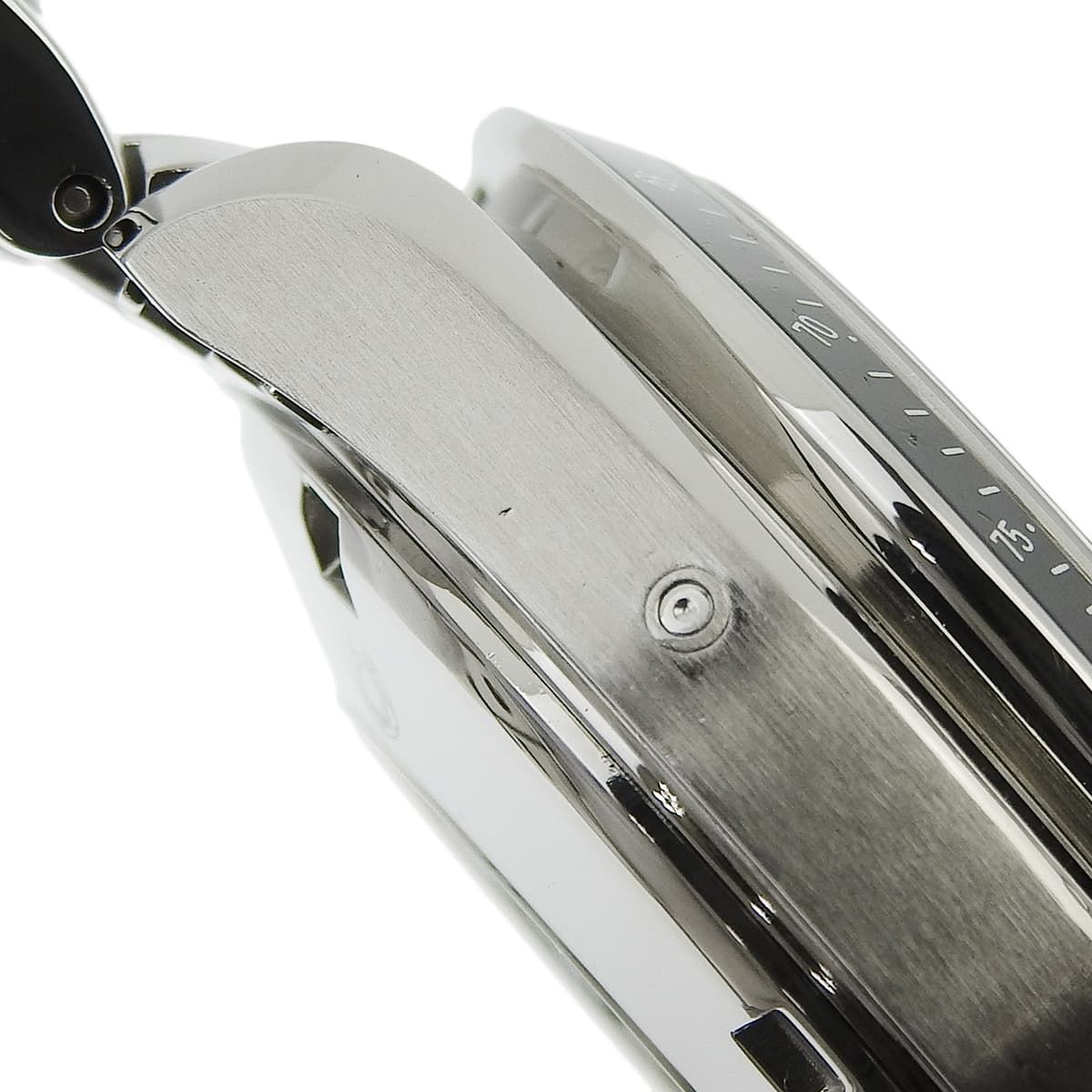  オメガ スピードマスター デイデイト 3220 50 SS ブラック 自動巻き メンズ アラモード 自動巻き時計 腕時計(アナログ)