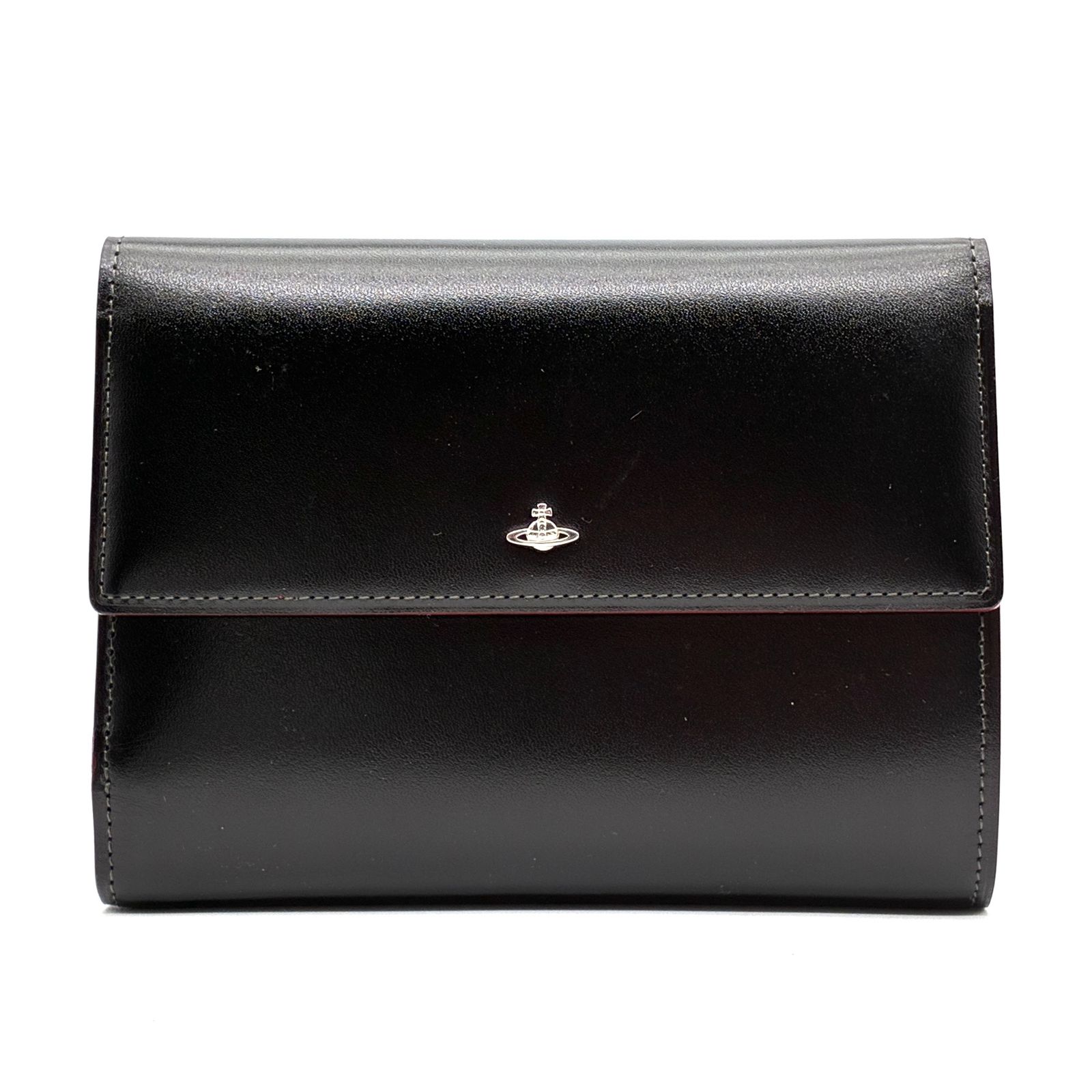 未使用級✨ Vivienne Westwood がま口 折り財布 オーブ 未使用保管品 Vivienne Westwood ヴィヴィアンウエストウッド 三つ折り