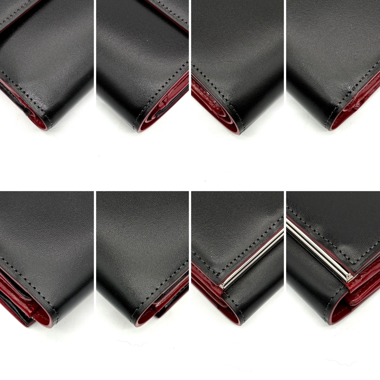 未使用 Vivienne Westwood 赤 三つ折り ワニ がま口 レッド Vivienne Westwood 三つ折り財布 レッド エナメル がま口 ヴィヴィアン