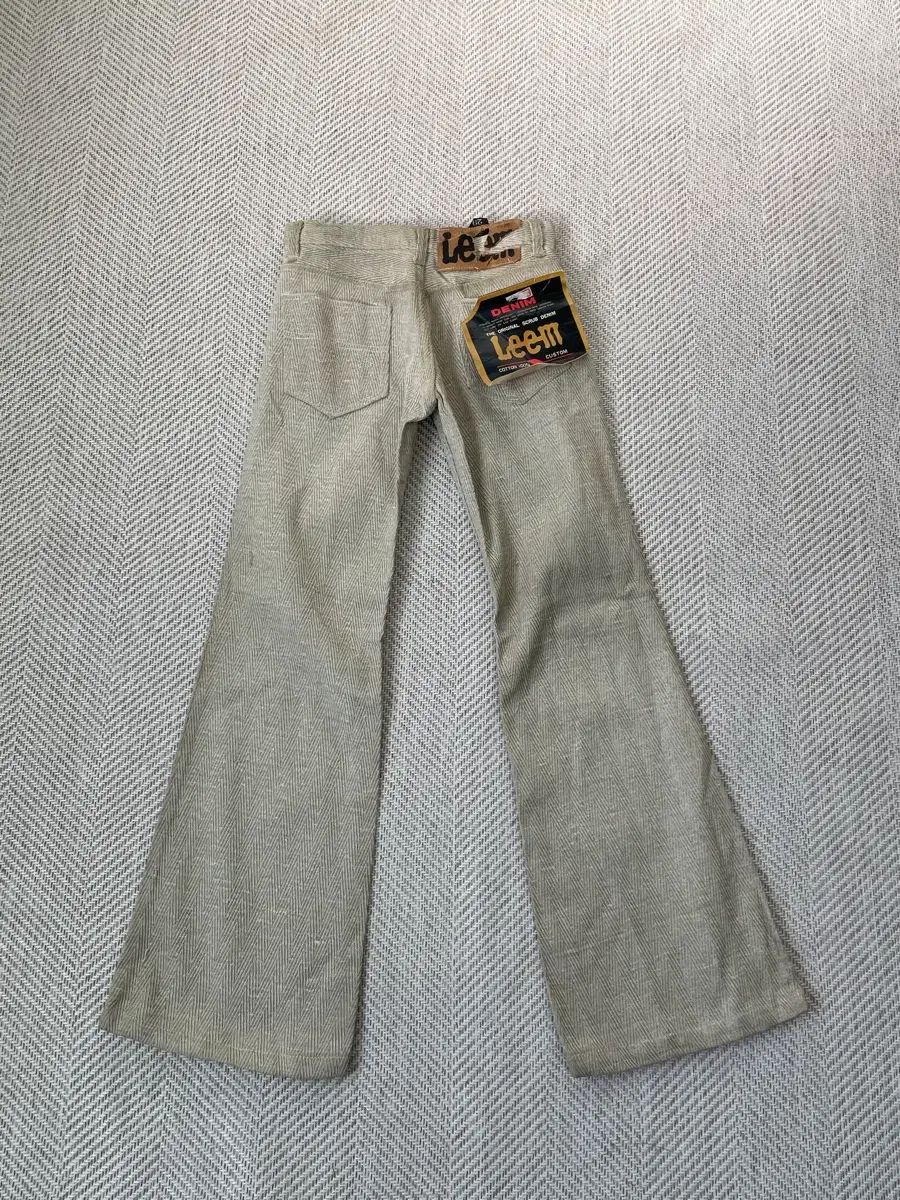 7 80 s lee リー フ ヘリンボーン ベルボトム パンツ J 03543