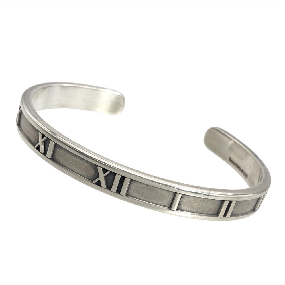 ティファニー Tiffany-Co. アトラス バングル ブレスレット SV 925 31.8 g シルバー 腕周り 18 cm ユニセックス