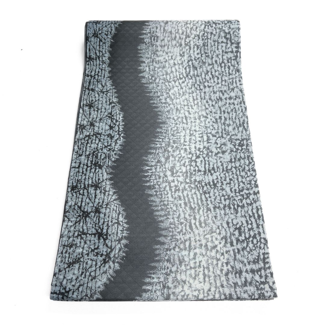 未着用 流水 氷割れ 抽象 鱗 リバーシブル 縦縞 着物 123 b d ms