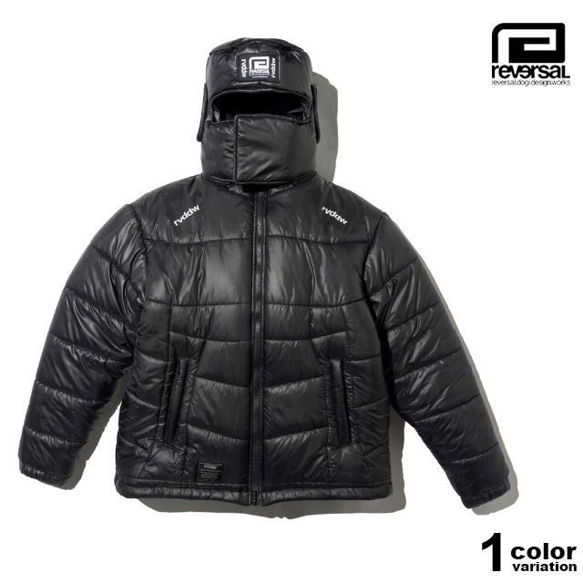 【美品】リバーサル REVERSALメンズ パファージャケット　XLサイズ 在庫処分】リバーサル reversal ジャケット 中綿ジャケット ヘッドギ