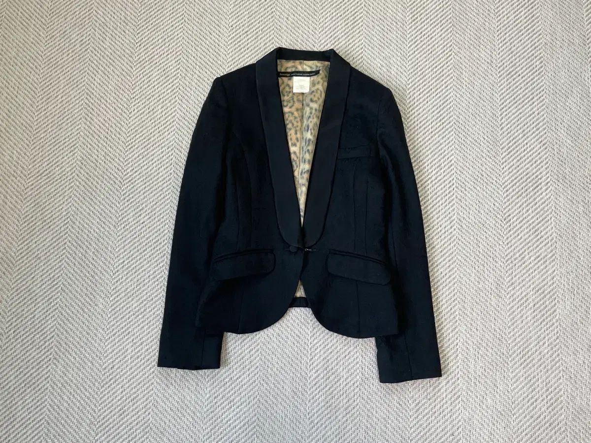 ヴィンテージ レオパード ショール テーラード ジャケット J 03548