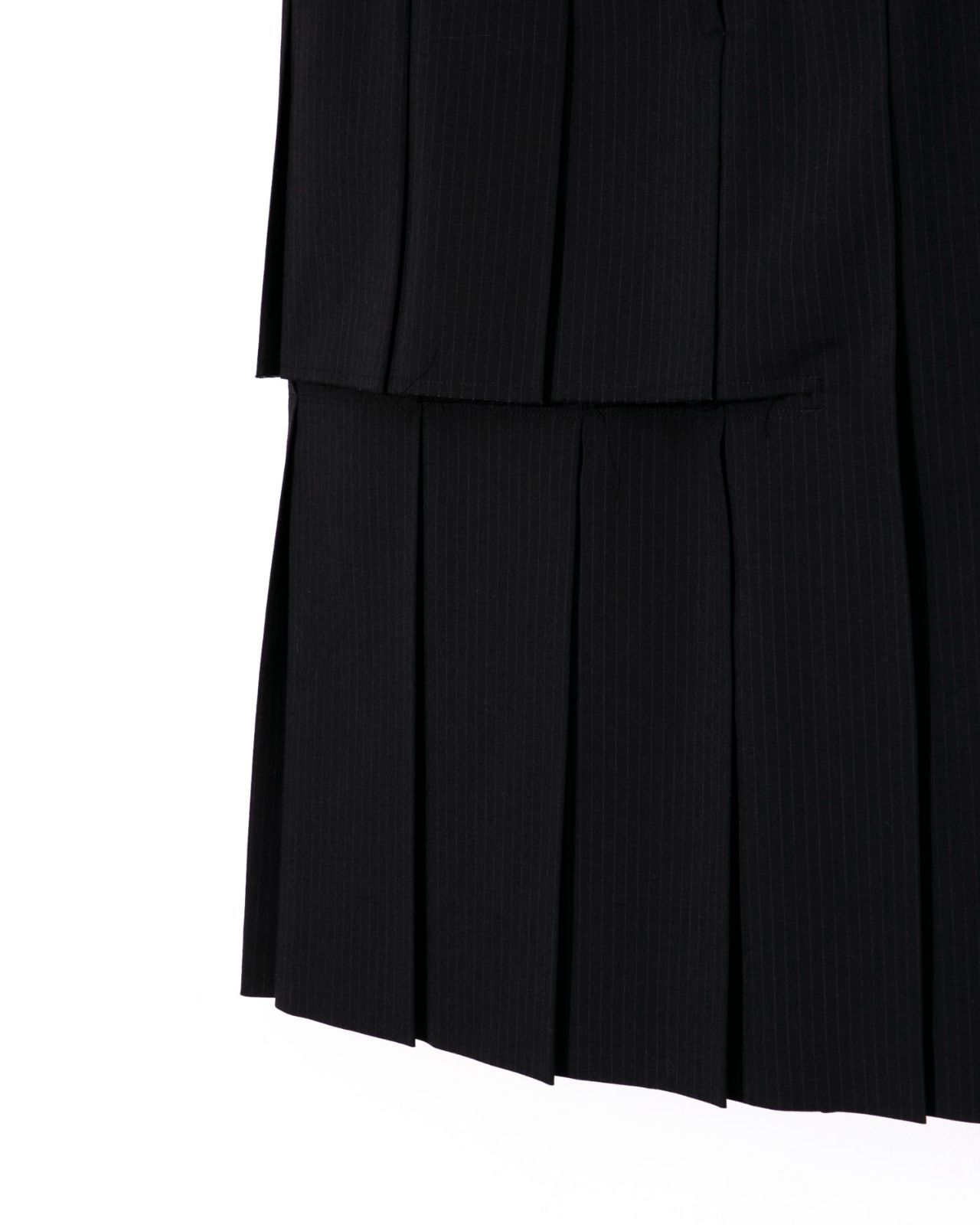  COMME des GARCONS コムデギャルソン ストライプデザインプリーツスカートGK-S 024 プリーツスカート ひざ丈スカート