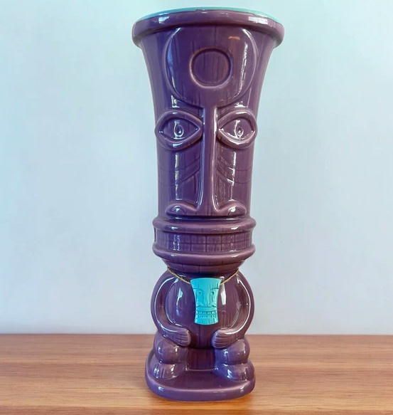 シャグ テイキ 花瓶 Vase 紫 Japan Exclusive 2006年製 SHAG TIKI COLLECTION