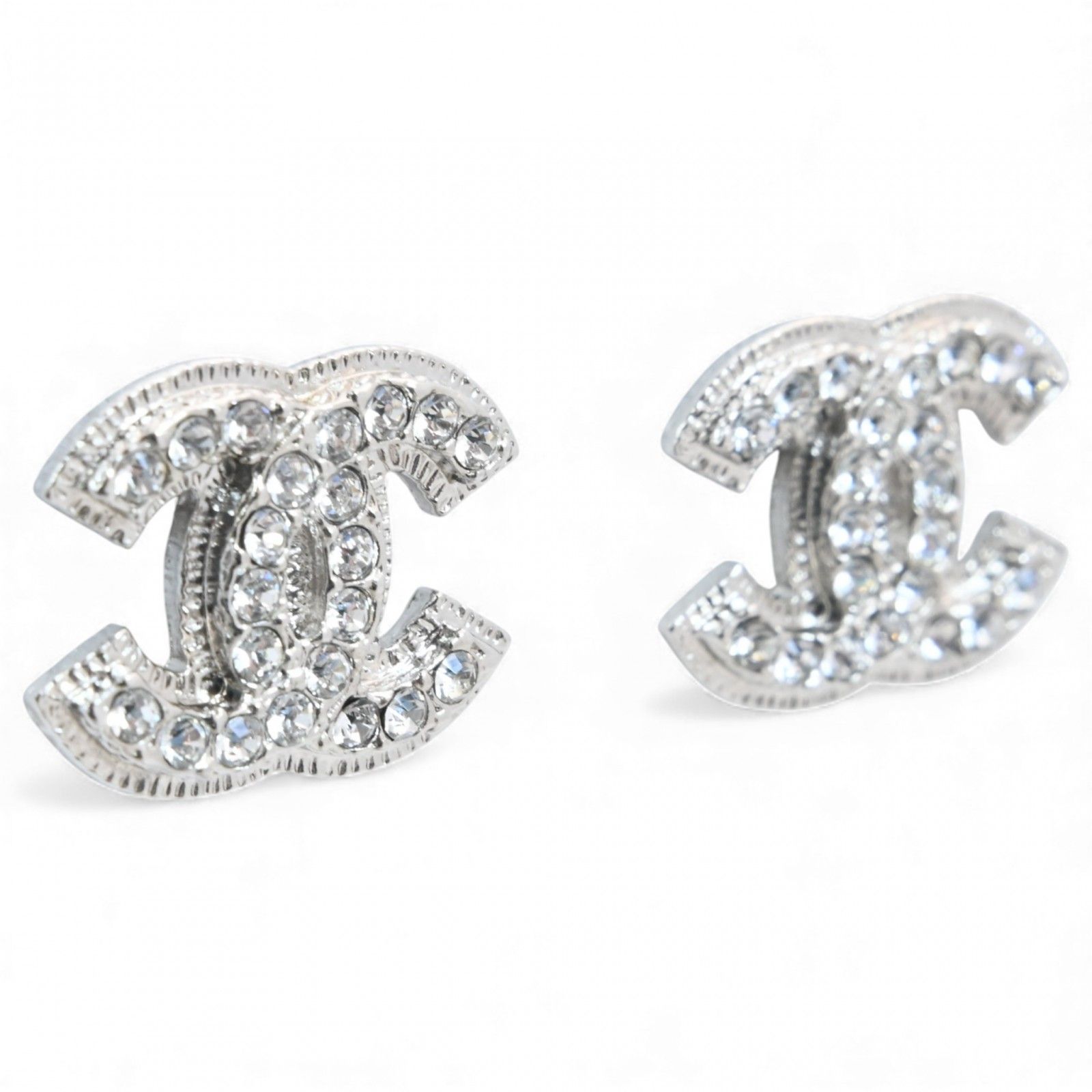 シャネル ピアス ココマーク ラインストーン Aランク ch 5541 vv