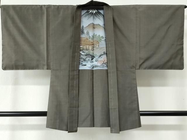  平和屋着物 男性 本場大島紬 アンサンブル 80亀甲 総詰め 正絹 yc 着物セット 着物 浴衣