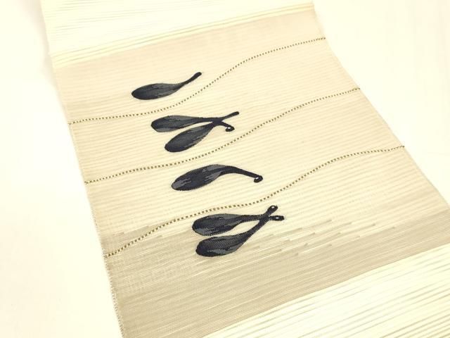 平和屋着物 夏物 絽綴れ つけ帯 成り物 正絹 cm